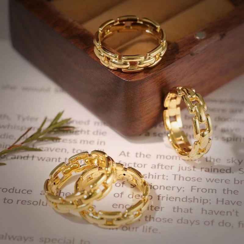 9k/10k/14K/18K Настоящие золотые кольца украшенные подарки для женщин в желтом золотом/white Gold/розовое золото